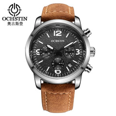 2019 Mens Business Watches Top Brand Luxury Waterproof Chronograph Watch